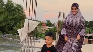 আমাদের স্বপ্নের বাড়ির ছাদ 😍🤍 | Sumaiya Robayed