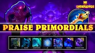 Risky DIVINE RAPIER Plays | 6x Primordials Build | Solos | Dota Underlords