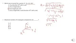 MCQs Vectors  ll MUET l QUEST l NED l NUST l Entry test  ll repeated Mcqs l phyinfo