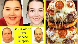 KETO FRIENDLY PIZZA BURGER - ONLY 200 CALORIES -  HOW TO LOSE WEIGHT FAST AND BURN BELLY FAT - DETOX