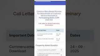 Ibps clerk admit card out check out how to download #ibps clerk #educational #admit card download ✨