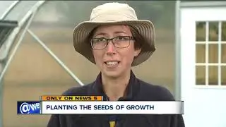 Group of teens learn farming skills with Boys and Girls Club