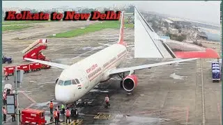 🛬Kolkata to New Delhi Full Guide // Flight Journey  First Time / Air India @slshubhovlog3024 ✈️