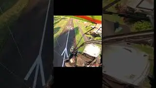 FULL THROTTLE LANDING in a Quicksilver MXL-2 Ultralight Airplane. C286