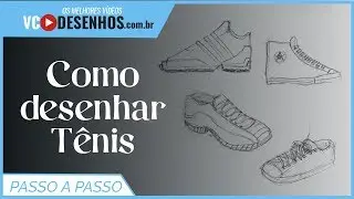 COMO DESENHAR Tênis passo a passo