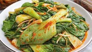 Острые и кисло-сладкие маринованные овощи с хрустящей капустой бок-чой: закуска за 5 минут.