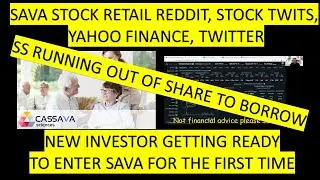 Sava Stock retail reddit, stock twitS, yahoo finance, new investors getting ready to enter SAVA
