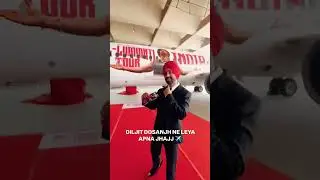Diljit paji viral video Air India #youtubeshorts #diljitdosanjh #diljitdisanjhstatus #trendingshorts