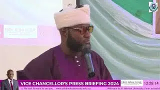 VICE CHANCELLOR'S PRESS BRIEFING 2024