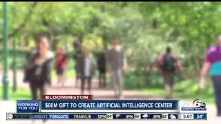 $60 million gift to create artificial intelligence center at IU Bloomington