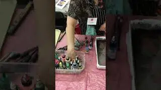 Quick Acrylic Marbling Demo by Liz Walker