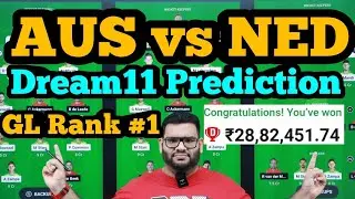 AUS vs NED Dream11 Prediction|AUS vs NED Dream11|AUS vs NED Dream11 Team|