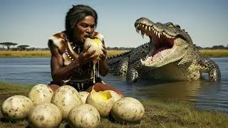 Life 2.9 Million Years Ago: Human Ancestors VS Giant Crocodile Ancestors &ndash; The Deadliest Encounter