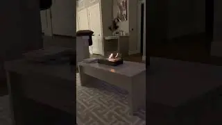 Mini fireplace for indoors use!!! #fire #viral #indoors #summer #easy #mini #fyp #shorts