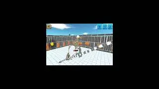 Cartoon Cat vs Sukuron (Skeleton Spear) Titan fight - arbs mobile - Animal Revolt Battle Simulator