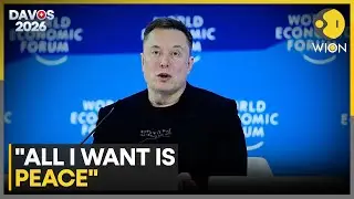 Tesla CEO at Davos: Heard About a Peace Summit or Is That Piece? | WION NEWS