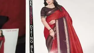 Rust orange and chocolate colour sarees /full demanded sarees