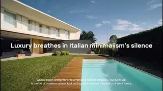 183.333 square meters of Italian minimalist residential furniture.