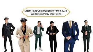 Latest Pant Coat Designs for Men 2025 | Wedding & Party Wear Suits @whatfashion1678