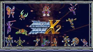 Megaman X2: Giga Armor X Vs All Bosses (Mavericks, X Hunters, Zero, Sigma)