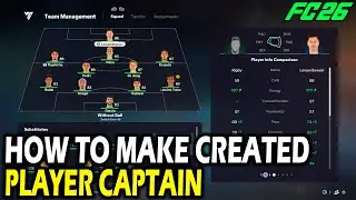 Как сделать созданного игрока капитаном в FC 26