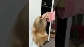 Накладные волосы 12 дюймов, однотонные, омбре, блонд, для редких волос (NTP-176) #накладные #шорты