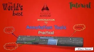Autocad Tutorial Annotation Commands Complete