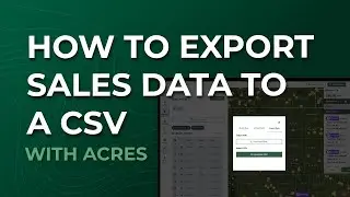 How to Export Sales Data to a CSV