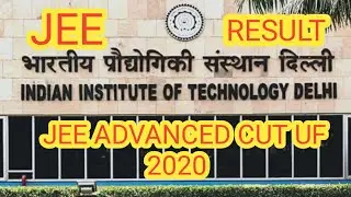 Nta jee advanced result 2020 jee advanced cut_uf 2020