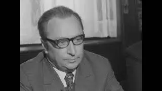 Inštalácia nového riaditeľa ČS.  rozhlasu a Slovenskej televízie na Slovensku (2.2.1973)  #archív