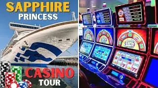 Sapphire Princess Casino Tour (Grand Casino Walk Through)