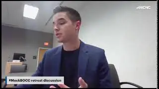 Mecklenburg Co. BOCC retreat: Discussion with  Hunter S&aacute;enz