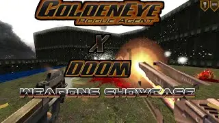 Weapons showcase for GoldenEye Rogue Agent NGC Weapons TC v4.0