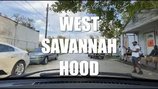 DRIVING TOUR WEST SAVANNAH GEORGIA HOOD (COMMENTARY)