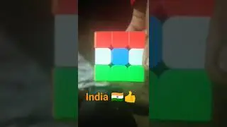 India flag for cube🇮🇳👍 #music #phonk #india #indian #cuber #rubikscube #duet #cover #cubing #puzzle