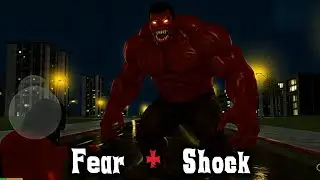 Gaint Red hulk vs Hulk 🤯 fight 👊 #indianbikedriving3d #ibd3d #hulk #youtubevideo 