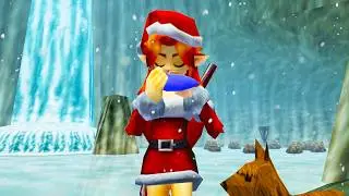 tomorrow, everything will be ok... (zelda christmas music & snow)