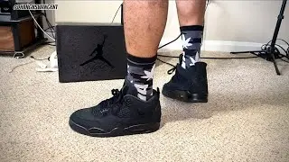 Обзор Air Jordan 4 &laquo;BLACK CAT&raquo; 🐈&zwj;⬛ 2025 года +OnFeet