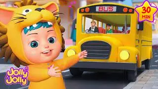 Wheels On The Bus Journey + MORE - Best songs | Jolly Jolly Kids Song & Nursery Rhymes