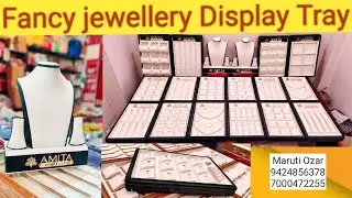 Fancy Gold Jewellery Display Tray | Display Neck | Dummy Set | Jewellery Display Stand | 9424856378