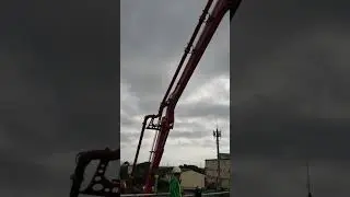 Suspended Slab Pouring | Hollow Core Slab | Mobile Pump | Construction Joint | Mixer Truck #CapCut