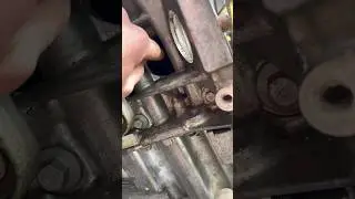 Big hole in block #automobile #car #mechanic