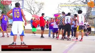 Fiesta, deporte y unión en San Antonio Zahuatlán | Torneo de Básquetbol Patronal