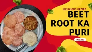 Beetroot Puri | Chukandar Puri | #beetrootpuri #chukandarpuri #chukander #puri #food