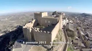 Drone in volo città del barocco - Naro (AG)