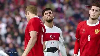 PES EURO 2026 : Gruppe D : Türkei - Russland 