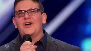 Howie Gives GOLDEN BUZZER For Singer Christian Guardino   Week 3   America's Got Talent 2017