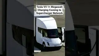 Tesla V4 1+ Megawatt Charging Coming to Supercharger Network #tesla #semitruck #supercharger