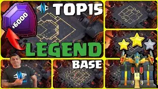 TOP-15 BEST  TH17 LEGEND BASE LINK at +6000 trophies in 2025 | TH17 WAR & CWL BASE LINK-COC