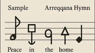 Arreqqana Sacred Phonetic Music Notation System